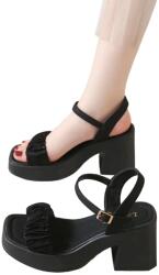 Shein Fekete Platform Casual Szandál 39__39 (sx2404016944499274)