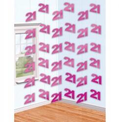 GoDan Függőleges dekoráció 21. születésnapra 6 x 150 cm Kk (01891)