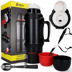 Xtech Vákuumos Ebéd Termosz Leveshez Acél 2, 2L Ebéd (POJEMNIK TERMICZNY NA OBIAD TURYSTYCZNY)