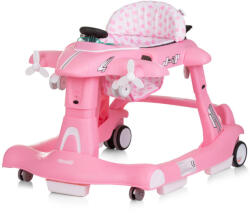 Chipolino Airplane 3az1 -ben bébikomp - pink