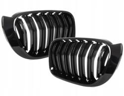 Dlaauta Grill Veserács Fényes 2 db Bmw X3 X4 F25 F26 M Gloss csomag