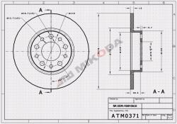 ATM Mikoda Tárcsa Ham. tyl Alfa Romeo 0371/ATM