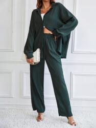 Shein Cipzáras Ing Casual Zöld 36 V9G