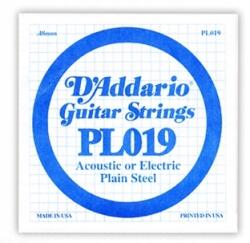 D'addario Pl 019 húr . 019 (PL019)