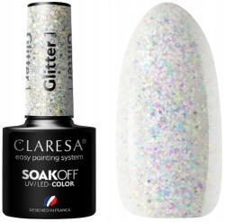 Claresa Hibrid lakk Glitter 1 5G Többszínű szemcsék Szuper csillogás (GLITTER1)
