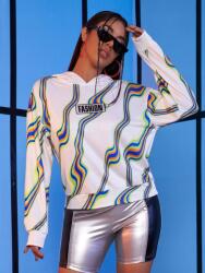 Shein IC15112 Shein Kapucnis Pulóver Nyomott Mintával