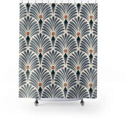 floraweg zuhanyfüggöny Vintage virágmintás poliészter 180x200, szary (czdk)