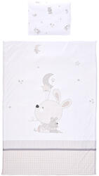 Lorelli 3 részes ágynemű garnitúra - Little Rabbits Grey - aprotalpak