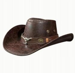  Klasszikus cowboy kalap bikafej alakú csattal Fejfedő (Kowboj Kapelusz)