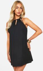 Boohoo Fekete Ruha, Size 44, 100% pamut