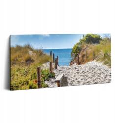 Wallfluent Vászonkép Irodába Ökológiai Homokos út a strandokra és a tengerre (010030010010000000901)