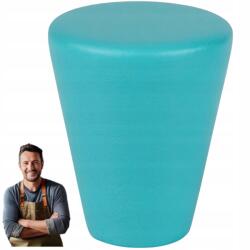 Drzazga Bútorfogantyú Fa gomb szekrény fiókokhoz Kúp Menta (Uchwyt meblowy zielony)