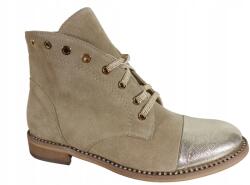 Eksbut Bokacsizma Eksbut 6965 MÉRET37 Bőr Bézs Velúr (7f-6965-g45/r08)