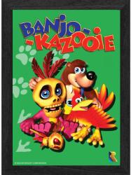3D poszter keretben a játékos szobájába Pixel Frames Plax Banjo-Kazooie
