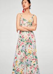 Mango Többszínű Vállpántos Overál Virágmintás Gombokkal Mango S