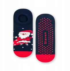 Steven Gyerek Lábfej karácsonyi frottír Abs rénszarvas sötétkék Steven *26-28