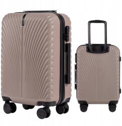 Wings Bőrönd Kabinos Kis kézipoggyász 4 Keréken kódzár (SN120-S-BEIGE)