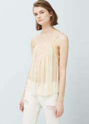 Mango Felső Krémszínű Csipke Betétekkel (s) (309140)