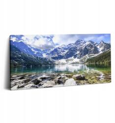 Wallfluent Vászonkép Canvas Klasszikus Edzőterem Tájkép Hegyek és tavak 100x50 cm (010030010010000007611)