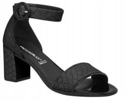  Piccadilly Fekete Mintás Szandál (41) (436331)
