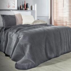 Takoy Cuvertură SOFIA din catifea moale și mată 230x260 cm matlasat în model os de pește