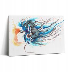 Wallfluent Fotó Fotótapéta Fa kerettel Vendégszobába Illusztráció Zene (010030010150000074839)