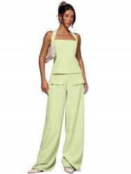 Shein Zöld Nyakba Akasztható Felső Cipzárral 40 K__l