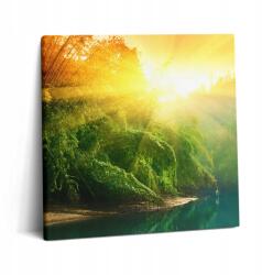 Wallfluent Fotó Vászonkép Grafika Konyha Tájkép Természet a Nap sugaraiban (010030010270000074580)