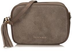 Toscanio Klasszikus bőr postás táska Toscanio G88 Bézs (TOSCANIO G88 CIEMNY BEŻ D40)