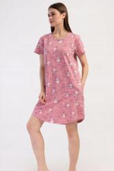 Vienetta Női tunika rövid ujjú zsebekkel 408238 rózsaszín Vienetta L rózsaszín