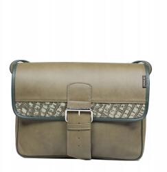 Słoń Torbalski Bőr diáktáska Válltáska postás táska zöld Słoń Torbalski (00-321-0707-E15-481210)