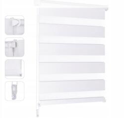 Sekey Roló Ablakra Szerelhető Redőny Fehér Éjjel-nappal 80 x 130 CM Modern Állítható (38Z-WE-0803)