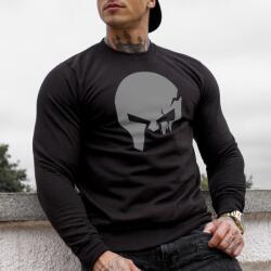 Iron Aesthetics Kapucni nélküli pulóver Iron Aesthetics SKULL, B&G: XL Fekete