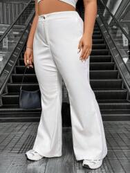 Shein Fehér Klasszikus Hosszú Harang Nadrág Magas Derékkal Shein 46