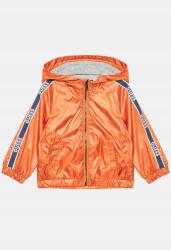 Guess narancssárga logós kabát, 3-6 hónapos, poliészter, cipzáros (386938)