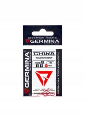 Germina Hook Chika Red No. 20 - Horgok horgászathoz piros 10 db (HCH-20-R-KPL)