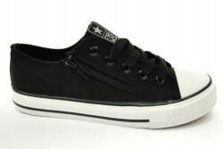  News 1151 Gyerek tornacipő Fekete cipzáras méret 33 (22DZ02-1151)