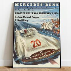  Poszter Versenyautók Verdák Mercedes Benz A3 (plakat motoryzacja wyścigi auta a3)