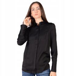 GUESS Fekete Szaténing, Size XS, poliészter, hosszú ujjú, galléros (396739)