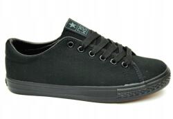 News 1700 szövet tornacipő fűzött Fekete 38-as (22SP02-1700)