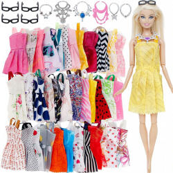  Ruhák Bútorok 2867 babaház babaruha cipő ruhatár (zestaw ubranek akcesoria dla lalek 42 szt.)