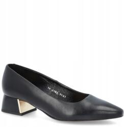 Kotyl Alacsony sarkú bőr cipő Kotyl 1701 Arany 35 (KOTYL 1701 CZARNY LICO)