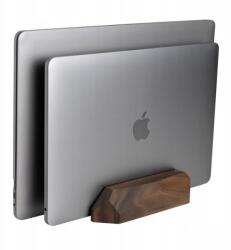 Oakywood Dupla fából készült függőleges állvány Laptop asztal Dió (1203WNS)