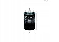 Knecht Olajszűrő a következő típusokhoz: Audi A4 B5, A6 C4, A6 C5, Cabriolet B3, Vw Pass