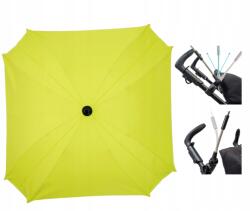 Skyline Babakocsi napernyő, négyzet alakú, lime színű, 62 cm, UV50 szűrő Pl (PO00S64)