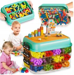 LEGO® Építőkocka Tároló 4 Rétegű Emeletes Rendszerező, Rekesszel (007411)