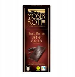 Moser Roth Keserű csokoládé 70% Cacao 125g (4061458021593)