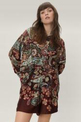 Nasty Gal Barna Mintás Rövidnadrág (36) (468749)