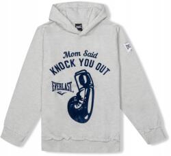 Everlast junior kapucnis pulóver 164 cm 14 év (EV25FW047-GREY MELANGE)