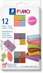 FIMO Soft süthető gyurma készlet - 12 x 25 g, Divatos színek